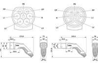 фото thumb №10, Кабель зарядки аккумулятора vw id.4 e21 ev-t2g3pc-3ac32a-6,0mrd-psa-v2