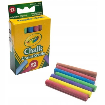 НАБОР НЕОНОВЫХ МЕЛОВ Цвета БЕЗПЫЛЫЕ МЕЛКИ Crayola ДЛЯ ДЕТЕЙ