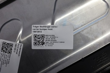 фото thumb №8, Перед bmw x3 g01 x4 g02 lci рестайлинг бампер капот крыло led м-пакет c4p