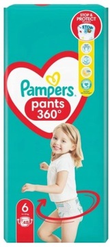 Pampers Трусики 6 Подгузники 14-19 кг 48 шт.