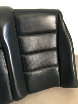 фото thumb №7, Задні спинка диван синя темно-синя шкіра mercedes w124 cabrio a124