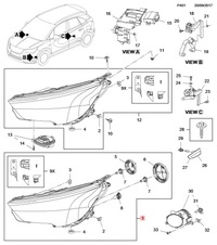 фото thumb №9, Лампа правая перед opel crossland x 13467968 led
