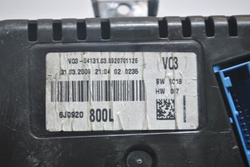 фото thumb №6, Спидометр манометр seat ibiza iv 6j0920800l