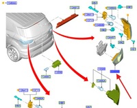 фото thumb №1, Лампа внутренняя задняя левая ford ecosport 2017- 2333290 _ gn15-13a603-dd