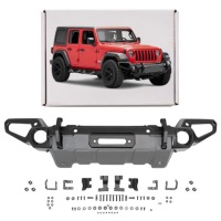 фото thumb №1, Jeep wrangler jl 2018+ бампер передний model hunter с pdc