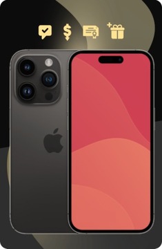 SMARTFON APPLE IPHONE 14 PRO 128GB RÓŻNE KOLORY KL. A+ (JAK NOWY BAT. 100%)