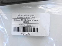 фото thumb №5, Кнопка кришки задня мікровимикач citroen c5 iii kombi