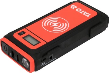 ПУСКОВОЕ УСТРОЙСТВО YATO POWER BANK 16000мАч ЖК-дисплей С ИНДУКТИВНОЙ ЗАРЯДКОЙ