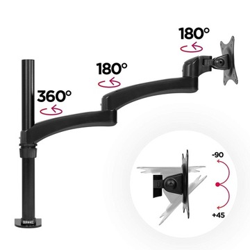 Duronic DM451X3 Настольный держатель для монитора 13 кг