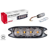 фото thumb №1, Лампа попереджувальна błyskowa плоска led 12/24v r65