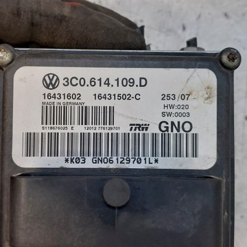 фото thumb №9, Volkswagen passat b6 насос abs esp trw 3c0614109d 16431602 16431502-c