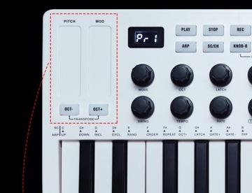 MIDI-КОНТРОЛЛЕР 25-КЛАВИАТУРНАЯ USB RGB-КЛАВИАТУРА