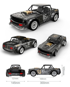 УПРАВЛЯЕМАЯ АВТОМОБИЛЬ 2 в 1 АВТО RC 4x4 ДРИФТ 30 КМ/Ч