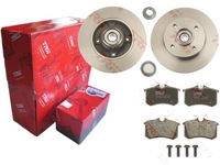 фото thumb №1, Гальмівні диски гальмівні колодки trw задня citroen c3 picasso ds3 250mm