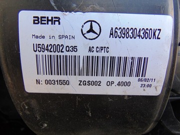 фото thumb №9, Обігрівач кондиціонера mercedes vito 639 a6398304360kz