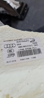 фото thumb №10, Q7 4m ii ковёр обивка пола коврик 4m0863019c