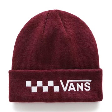 Зимняя шапка унисекс, бордовая, VANS TRACKER BEANIE VN0A7UDD4QU