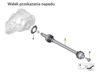 фото thumb №5, Bmw g30 приводной вал правый задняя 8664624