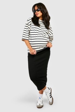 ЮБКА ИЗ ХЛОПКОВОЙ РЕБРИКИ, КОЛЛЕКЦИЯ ДЛЯ МАТЕРИАЛОВ BOOHOO 38