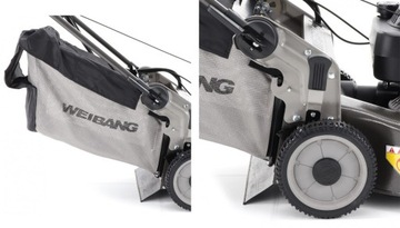 Бензиновая газонокосилка Weibang WB507SCV 196 см³, корзина 60л 50 см БЕСПЛАТНО