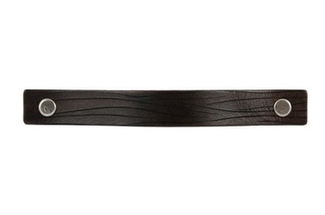 COLORISO BLACK мебельная кожаная ручка 128мм