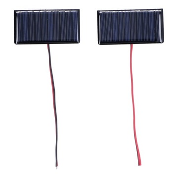 Moduł panelu słonecznego 2szt polysilikonowy mini 68x36mm 0.3W 5V