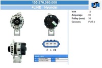 фото thumb №1, Bv psh генератор hyundai 80a генератор