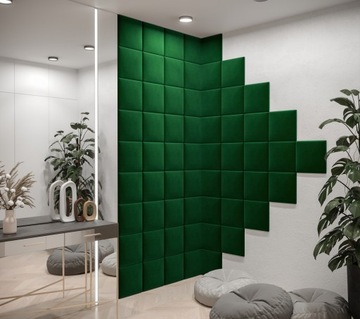 Мягкая стеновая панель CUBE 42x42 разные цвета