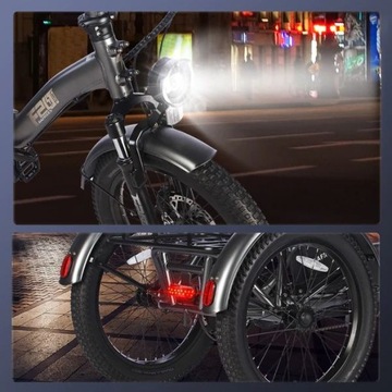 Трехколесный велосипед Fafrees F20 Mate 750 Вт 48 В 18,2 Ач 75 км 180 кг PL