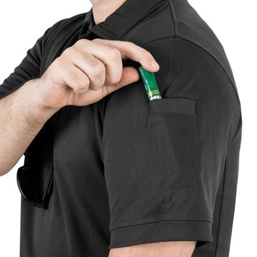 Koszulka Męska Polo Helikon UTL Lite TopCool Termoaktywna Black 3XL