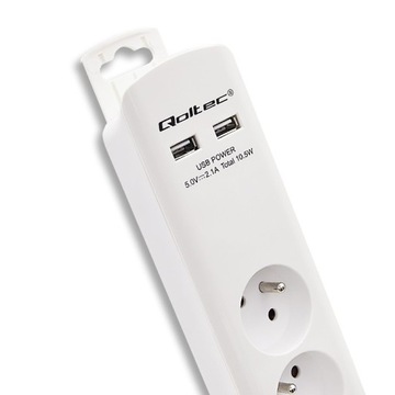 Удлинитель антипомпажный 4gn 2xUSB 1,8м