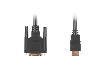 Кабель HDMI-DVI-D Lanberg 1,8 м Черный