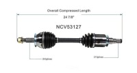 фото thumb №3, Приводной вал шарнир перед gsp 53127 nissan xterra frontier d40 pathfinder r51 05-