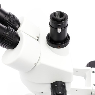 ТРИНОКУЛЯРНЫЙ МИКРОСКОП + ОБЪЕКТИВ 0,5X WD165MM
