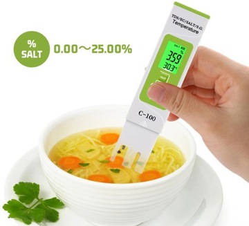Электронный солемер TDS EC Water Temp