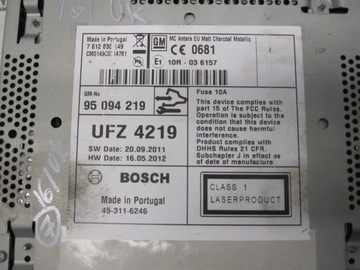 фото thumb №7, Opel antara рестайлинг 12r радио cd экран дисплей 95094219 7612830149