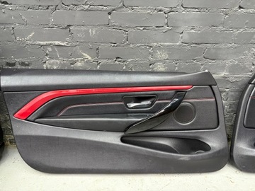 фото thumb №9, Сиденья диван обшивки bmw f32 sport чёрная кожа подогрев uk