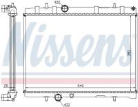 Купить Радиатор двигателя nissens 63605a 1330j9, фото thumb