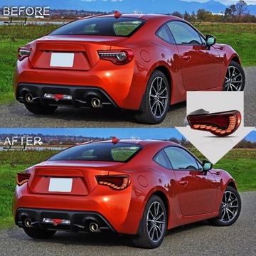 фото thumb №12, Лампи зад ne kpl led динамічний animacje red toyota gt86 gt-86 frs brz