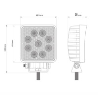 Фара led протитуманна фара 27w iveco daily ford transit Доставка, фото thumb