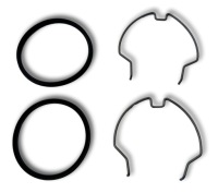 Купить Уплотнители + клипсы набор ремонтный трубы turbo renault master 144600588r, фото thumb