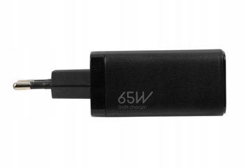 Настенное зарядное устройство iBOX GaN 65W PD QC 4.0, 2 порта USB-C, сверхбыстрый USB-порт