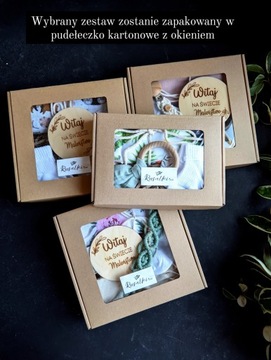 personalizowany prezent dla małego chłopca syna, niebieski babybox