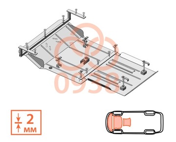 фото thumb №7, Стальной защита pod двигатель hyundai h350