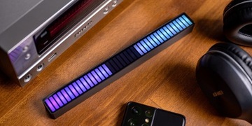 Эквалайзер RGB Redleaf 40LED - черный