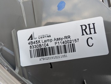 фото thumb №10, Mitsubishi outlander iii 3 led 13-16 лампа задня правий зад нова оригінал