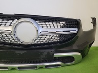 фото thumb №6, Mercedes glc x253 w253 a253 рестайлінг бампер перед переднє решітка радіатора решітка радіатора ковзани оригінальний номер