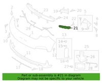 фото thumb №6, Hyundai elantra gt 18- решётка радиатора бампера перед правый