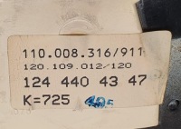 Панель приборів mercedes w124 1244404347 європа Недорого, фото thumb