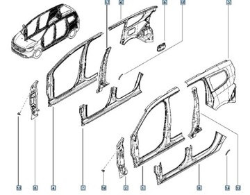 фото thumb №5, Dacia logan правый стойка